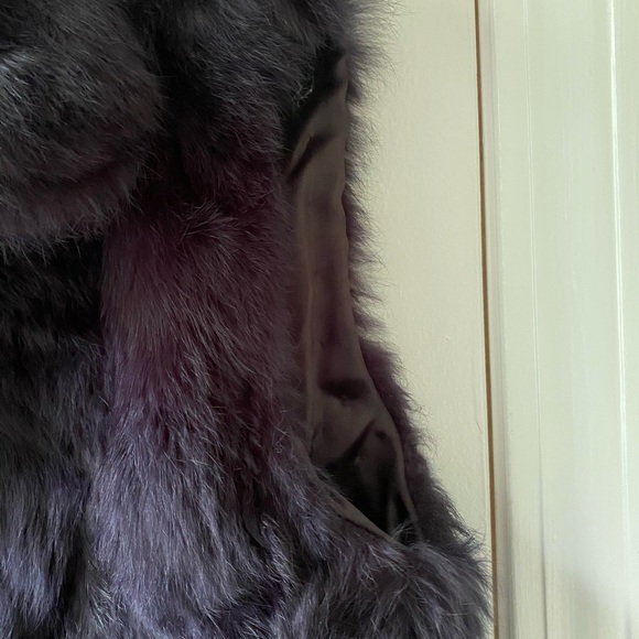 100% Real Rabbit Fur Vest Size S/M - Picture 4 of 7